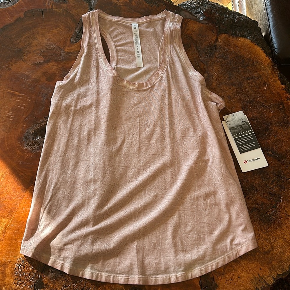 lululemon athletica Pink Tank Top